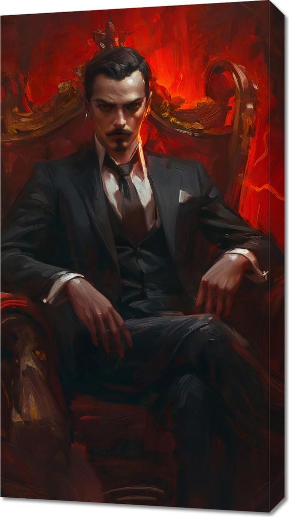 Bild 50x90cm Macht und Entscheidung