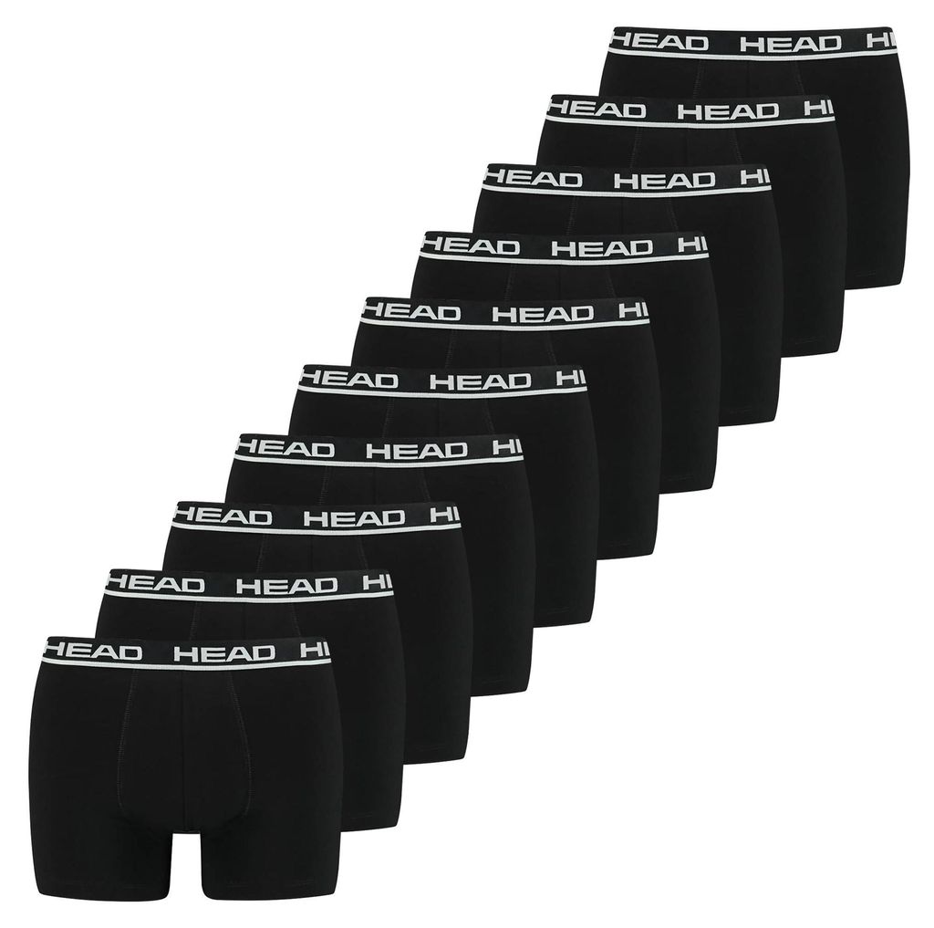 HEAD Herren Boxershorts, 10er Pack - Basic Boxer Trunks Produktbild 
