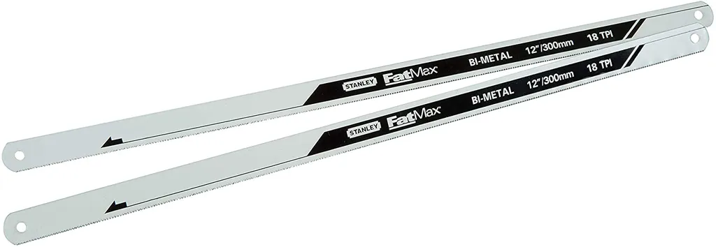 Lame Stanley FatMax 300mm 18Z per Seghetto - Confezione da 2 Pezzi
