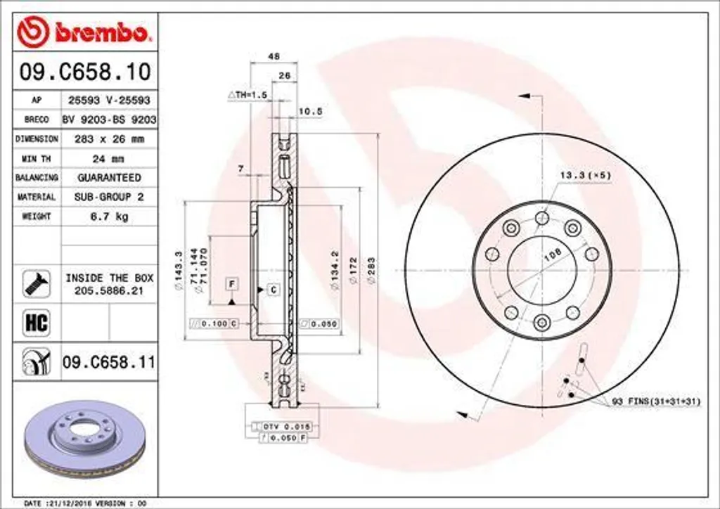 Disque de Frein pour Peugeot 308 SW II : Sécurité et Confort de Conduite