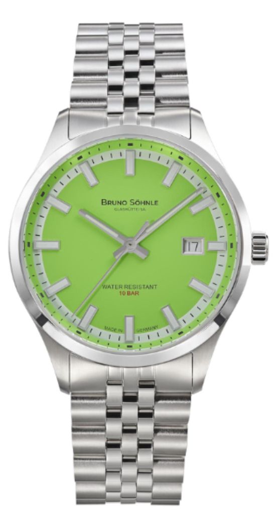 BRUNO SÖHNLE Herrenuhr Turin grün Automatik 17-12230-440