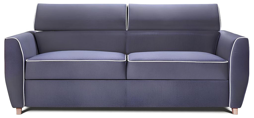 Sofa 3 Sitzer Couch Design Polster Modern Textil Stoff Bettfunktion Dreisitzer