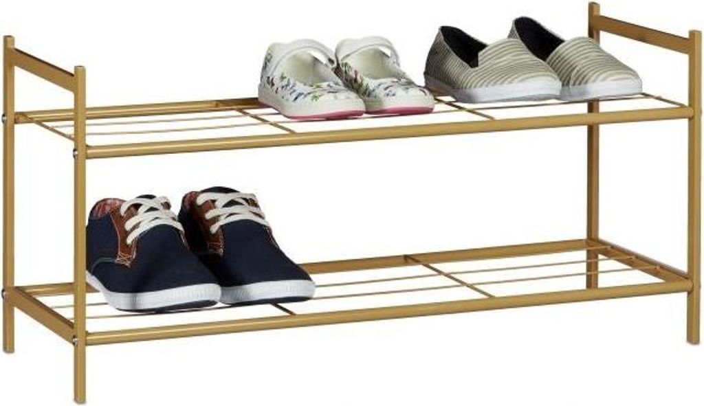 Schuhregal mit 2 Ebenen