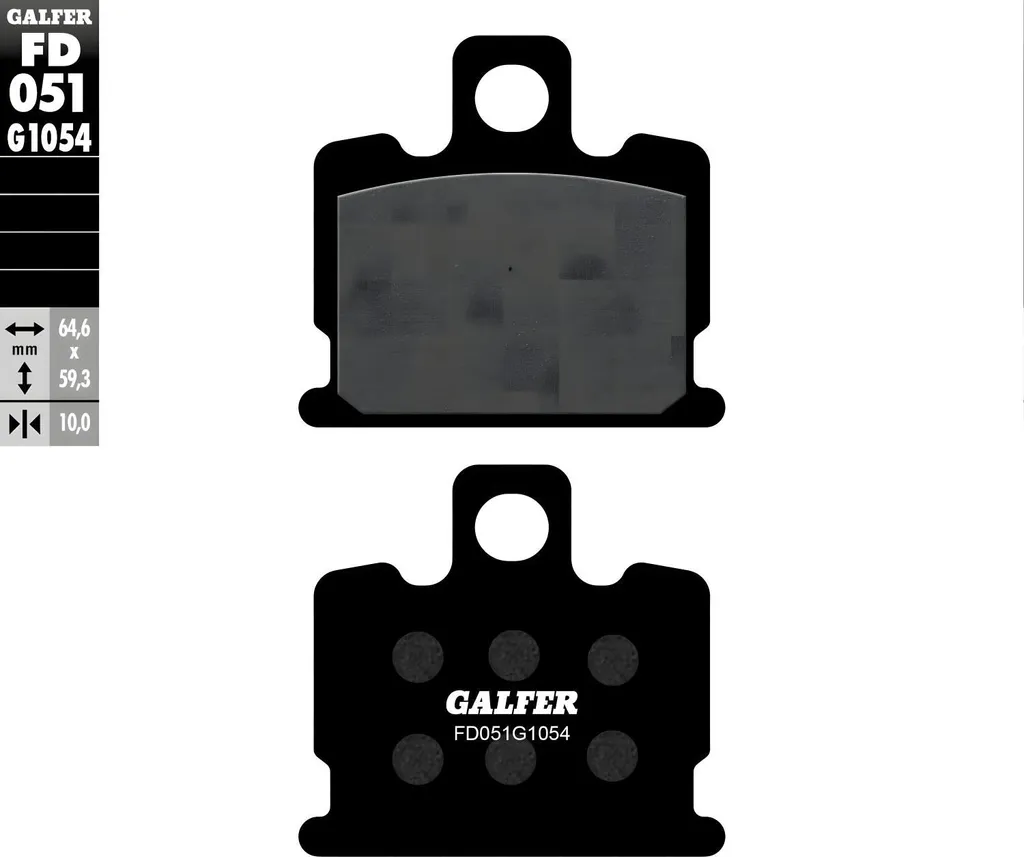 Plaquettes de Frein Semi-Métal Galfer FD051G1054 pour Yamaha 1978-89