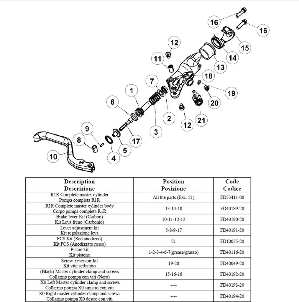 Formula Halteschellen Kit für SRAM X0, links, black R1R ́14-18 | RO Racing ́16-18 | T1 Racing