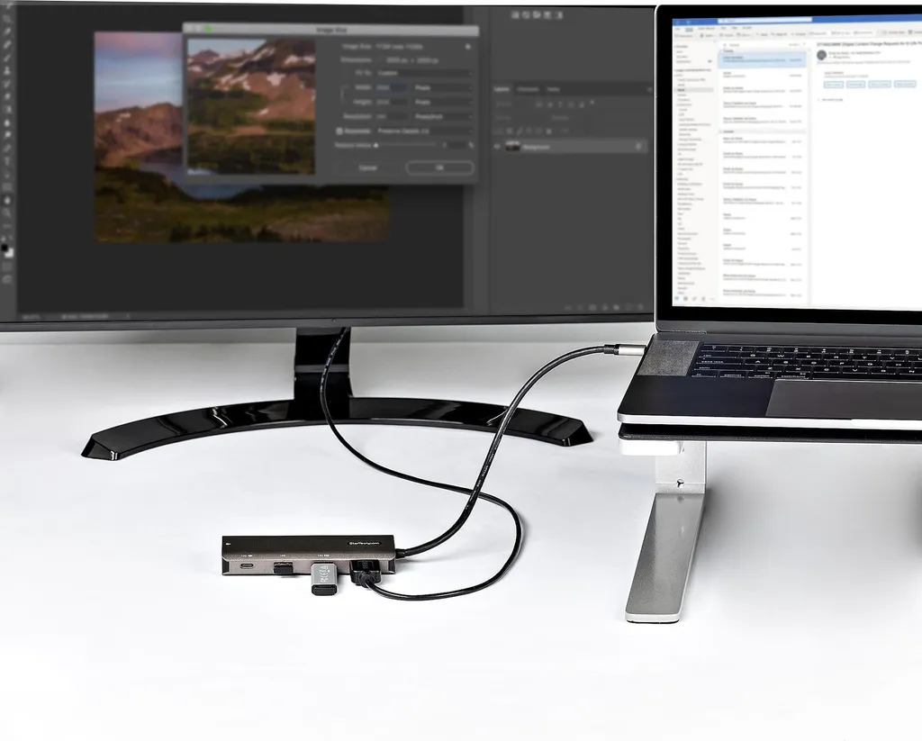 Adaptateur USB C Multiport StarTech.com - Mini Station d'Accueil 10Gbps - 11