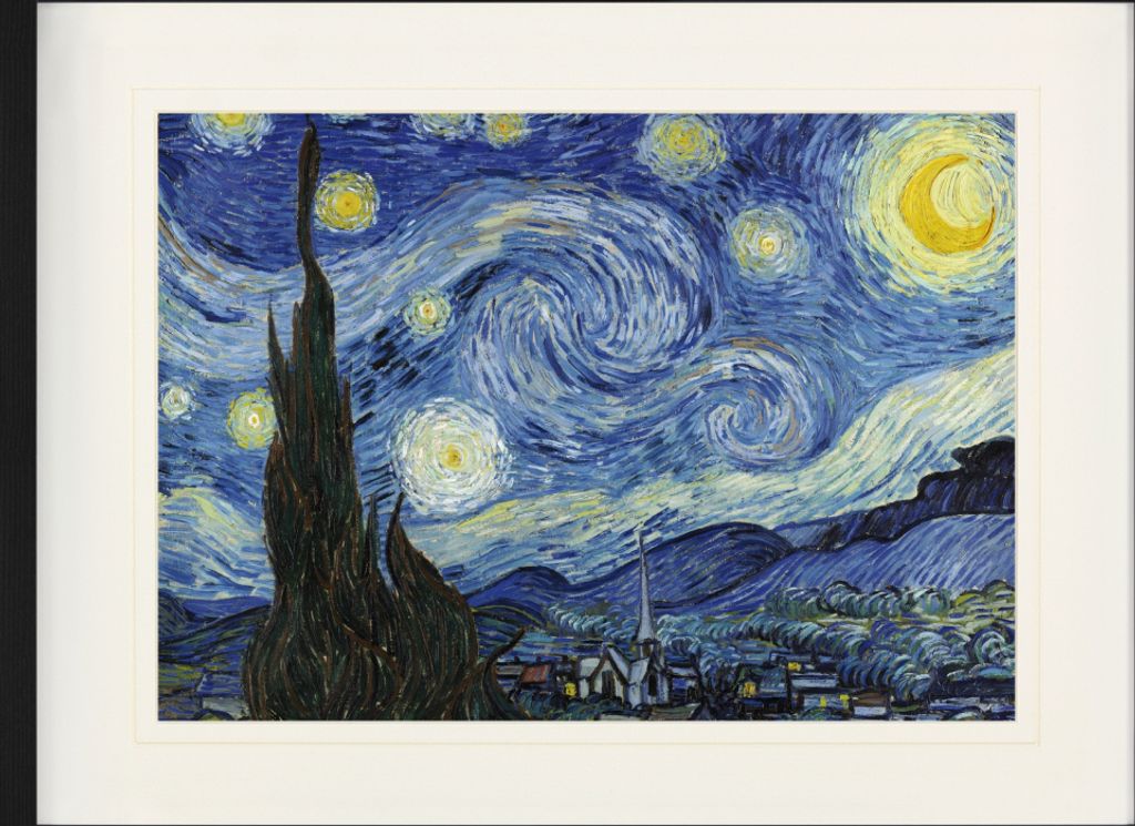Vincent Van Gogh Zarámovaný obraz s elegantním Obrázek produktu 