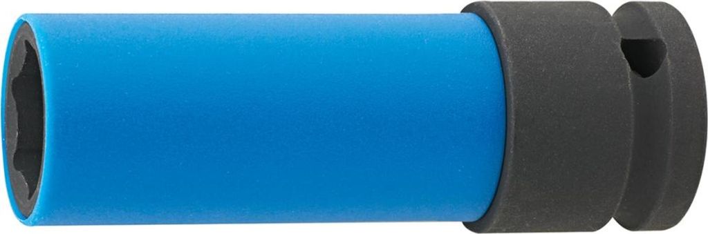 Fortis Kraft- Steckschlüsseleinsatz mit Kunststoff-Hülse 1/2 17x85 mm