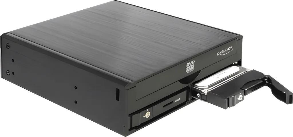 Adaptateur de baie informatique DELOCK pour disque 2.5 et Slim