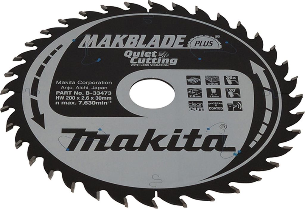 Makita Sägeblatt MAKBLADE+ 200x30x36Z Produktbild 