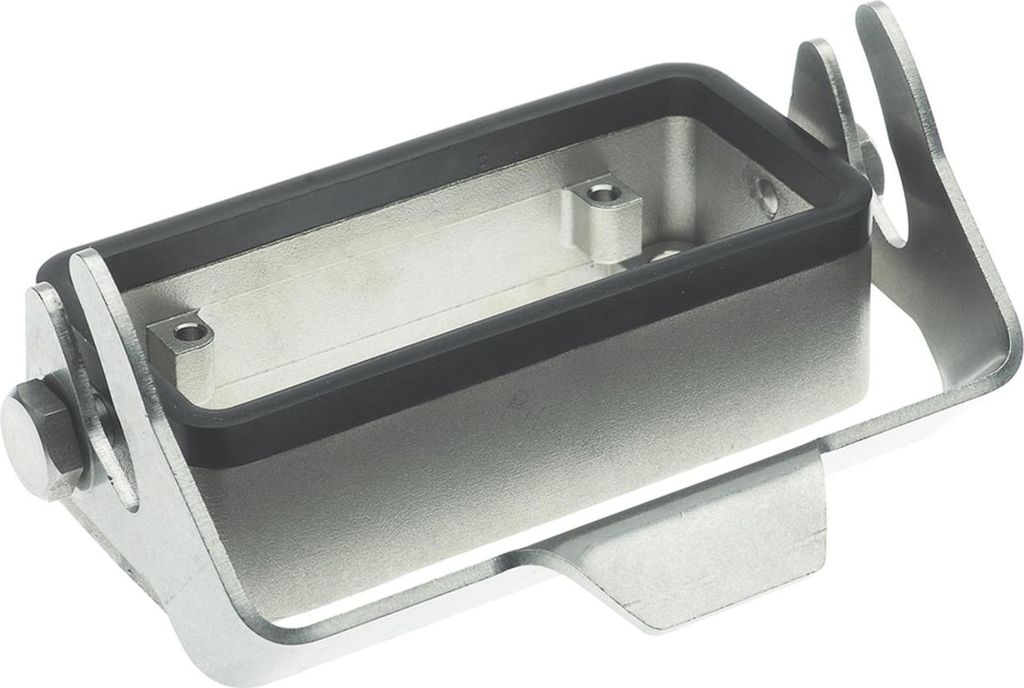 HARTING Han 10B INOX Anbaugehäuse mit 1 Längsbügel - 1 Stück