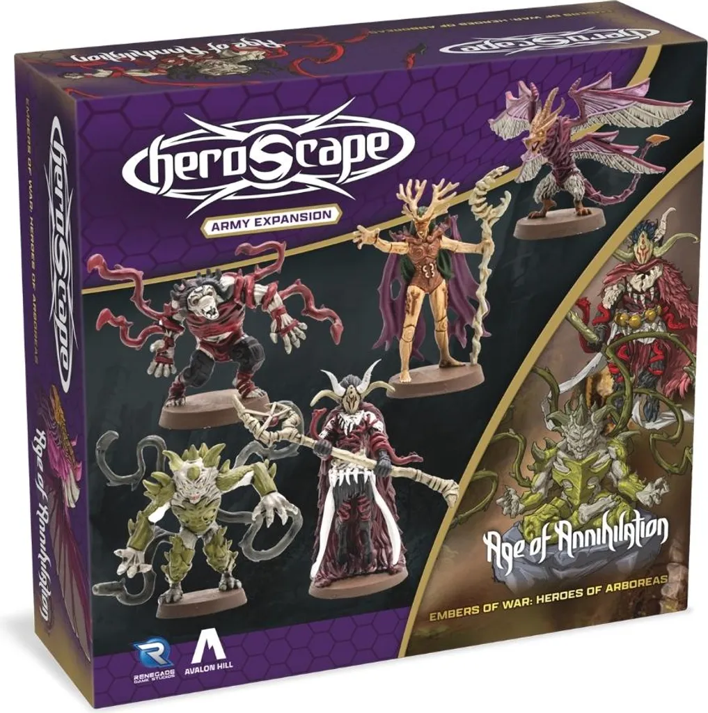 Améliorez votre Armée Heroscape avec le Pack Heroes of Aboreas Édition UK