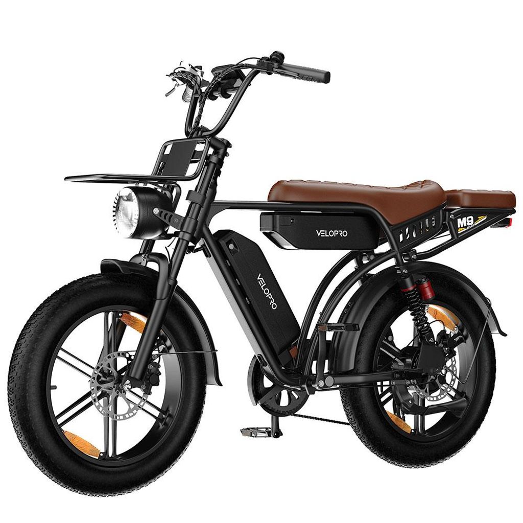 VELOPRO M9 E-Bike 48V 17,5Ah Akku (100km), 250W Heckmotor, Produktbild 