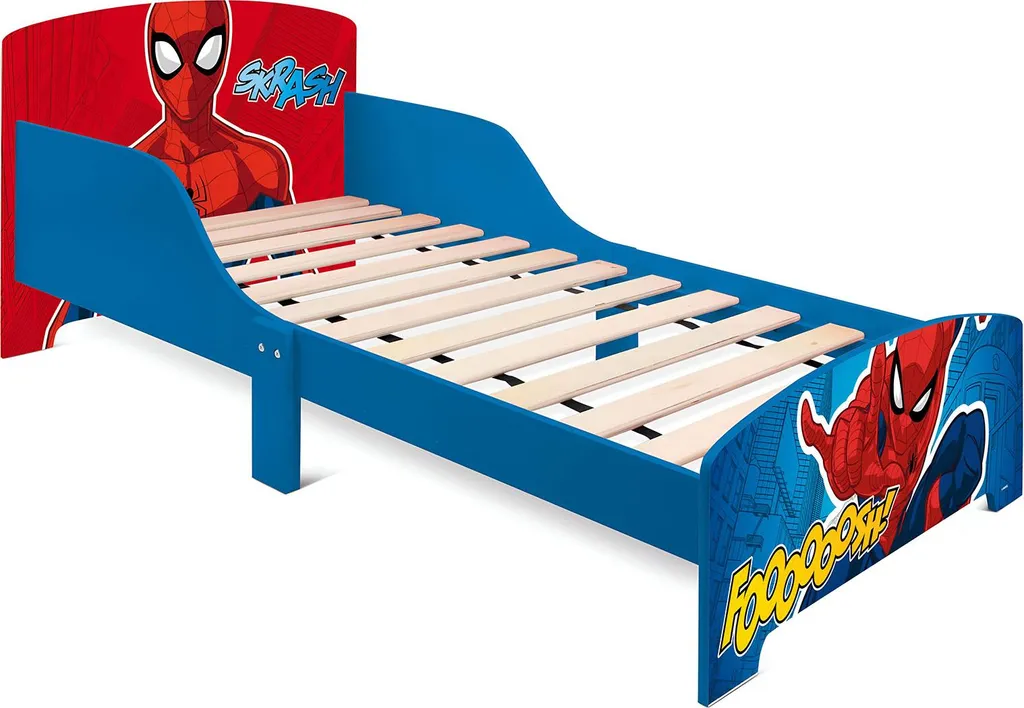 Lit Spiderman sécurisé contre les chutes pour enfant de 140 x 70 cm
