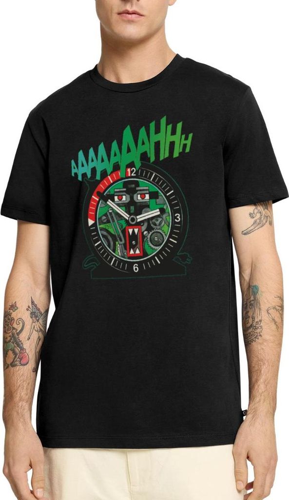 Spreadshirt Die Drei Fragezeichen Und Der Seltsame Wecker Männer Premium T-Shirt, XL, Schwarz