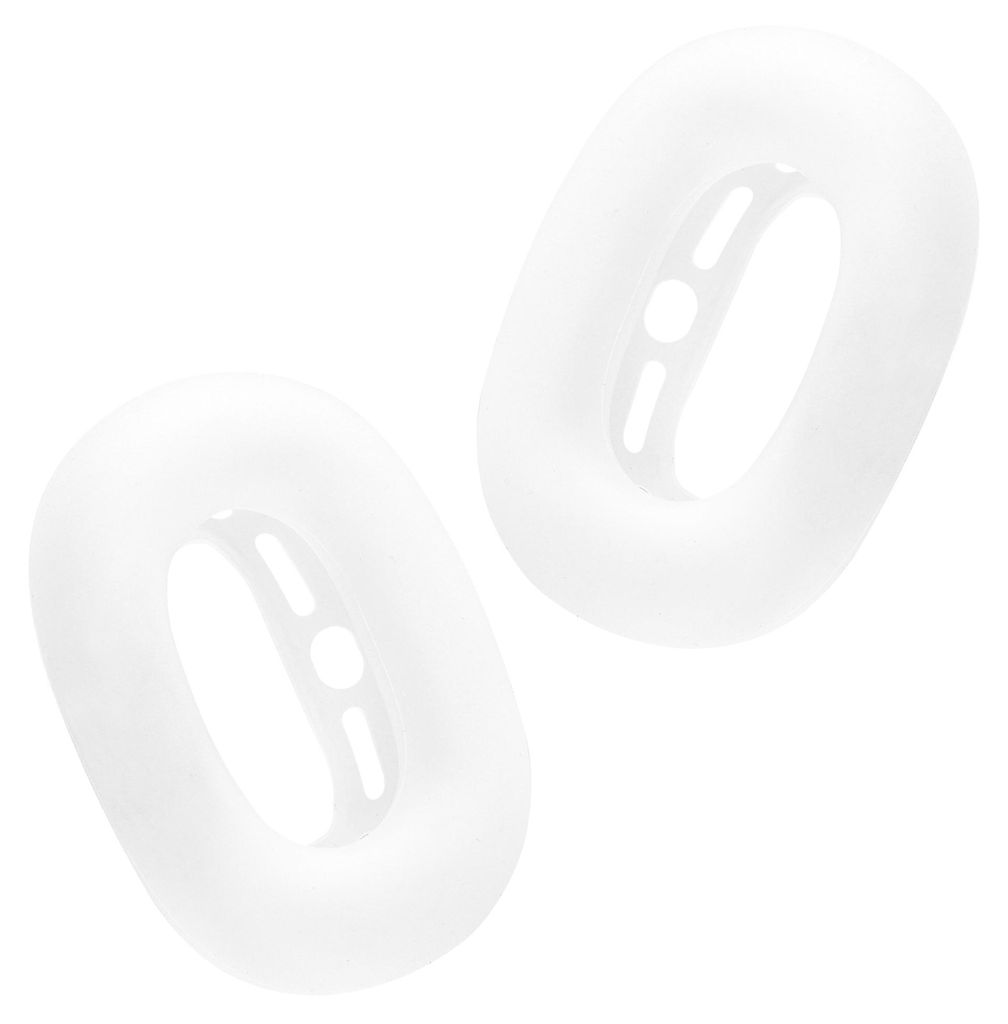 kwmobile Hülle kompatibel mit Apple AirPods Max / AirPods Max 2 Cover - TPU Silikon Kopfhörer Pad Case - Schutzhülle für Polster in Matt Transp...