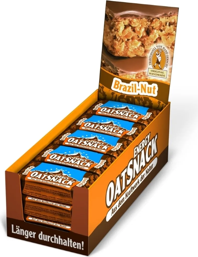 Davina Oat Snack Noix du Brésil 15x65g : Stop aux petites faims