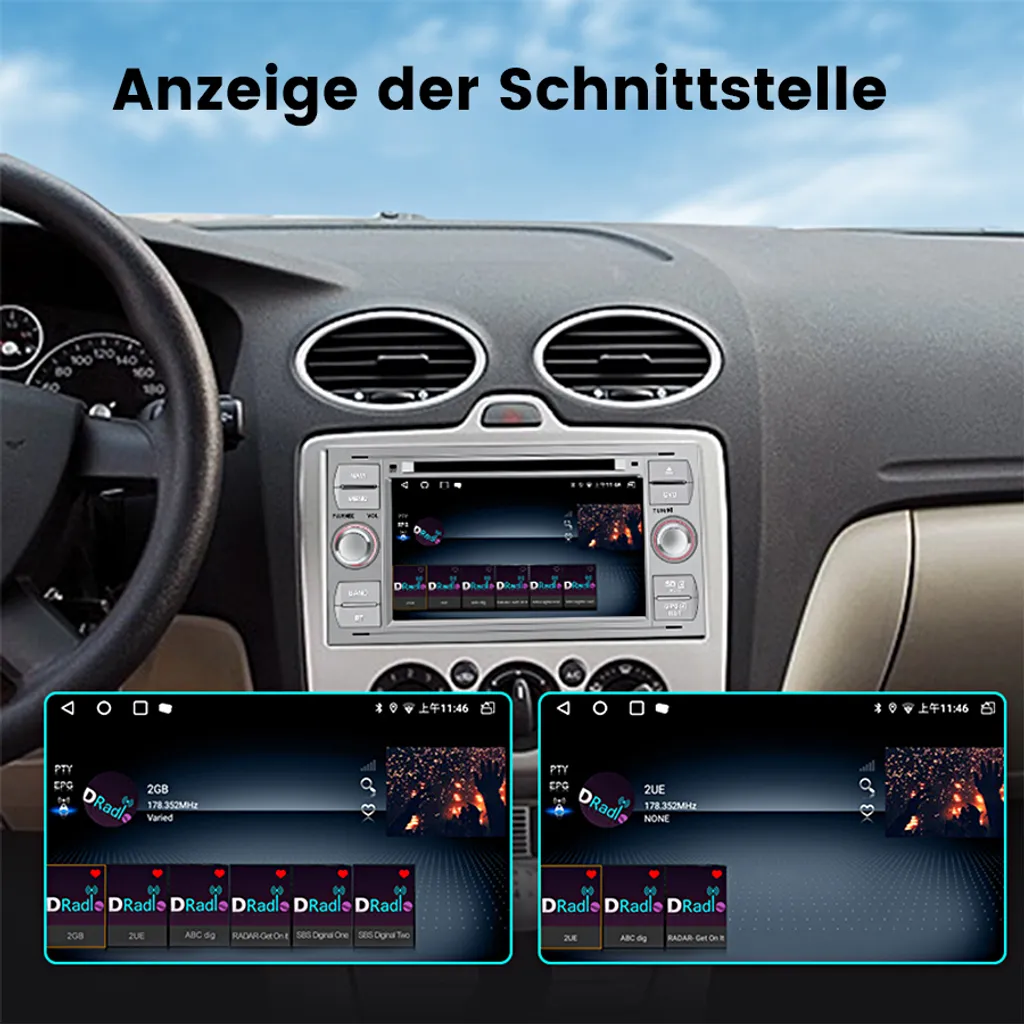 Adaptateur Radio Numérique DAB+ USB avec Antenne pour Poste Android - 3