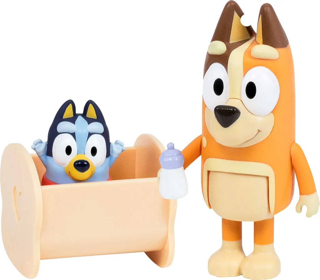 Set de 2 figurines Bluey Chilli et son bébé pour compléter votre collection
