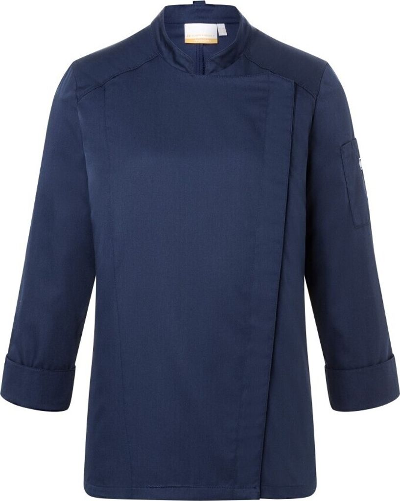 KARLOWSKY Damen Kochjacke NAOMI Druckknöpfe Modern-Fit Marine 36