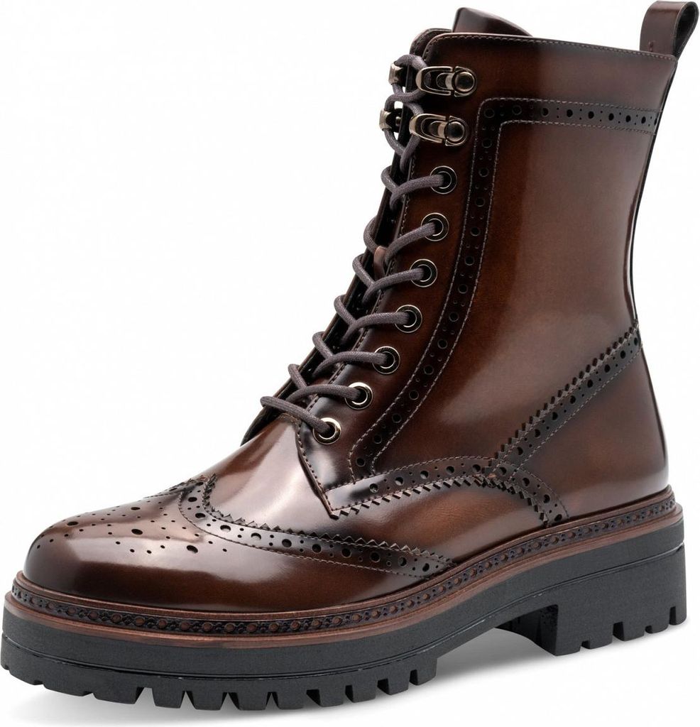 Tamaris Schnürstiefel Braun Produktbild 
