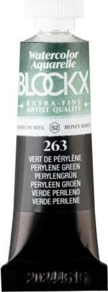 Blockx 3x Extrafeine Aquarellfarbe, Tube 15ml - Bordeaux de pérylène 44263BXC