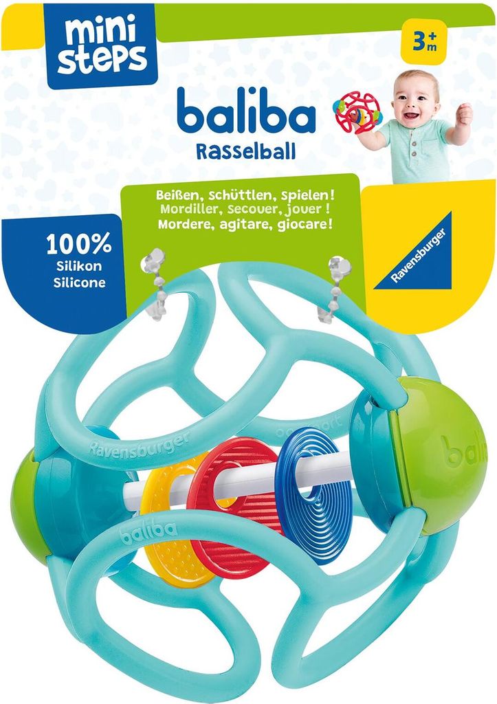 baliba Rasselball türkis Ravensburger 04152 Produktbild 