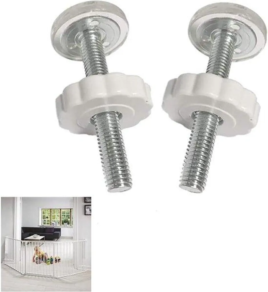 Fixation de barrière de porte et escalier - Vis de serrage de 90 mm