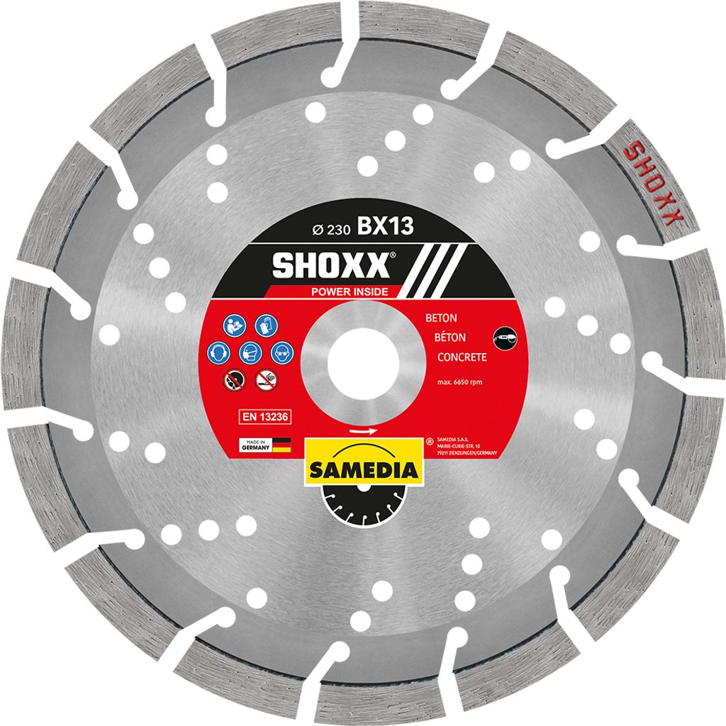 Samedia SHOXX BX13 Diamant-Trennscheibe Ø 400 mm / 20 mm