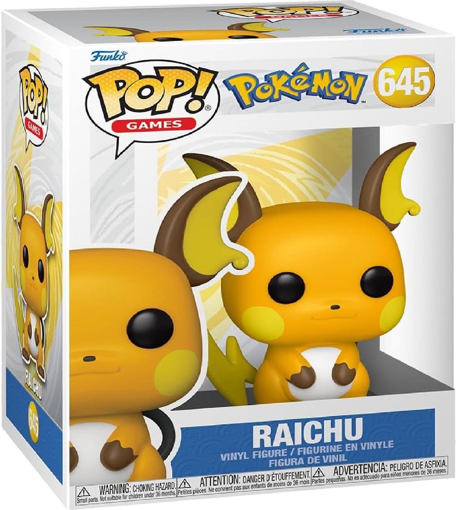 Pokémon - Raichu 645  - Funko Pop! Vinyl Figur Produktbild 