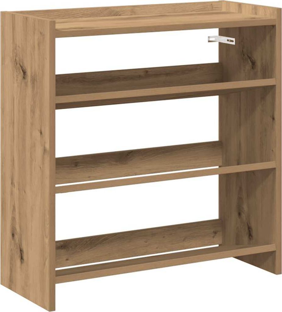 Schuhregal Artisan-Eiche 60x25x62 cm Holzwerkstoff