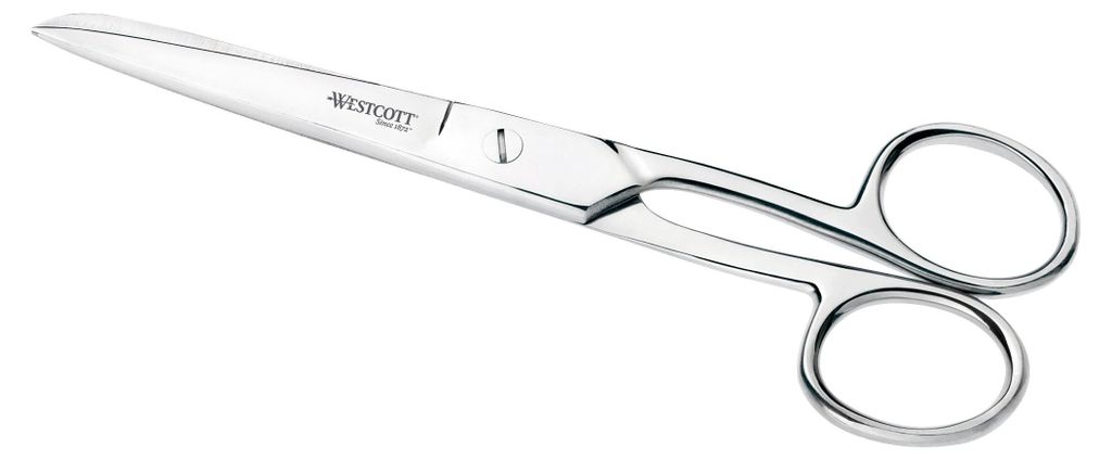 Westcott E-30850 00 Ganzstahl-Schere Steel,13 cm - und Produktbild 