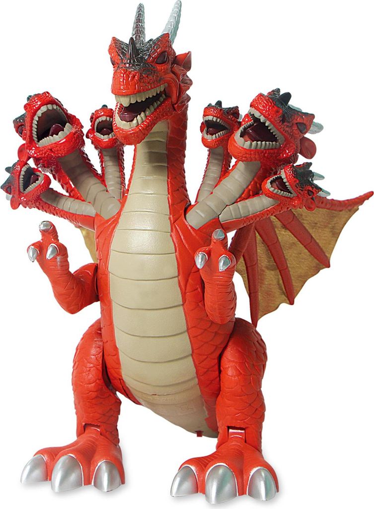 Wiky Siebenköpfiger Drache mit Effekten 31 cm Produktbild 