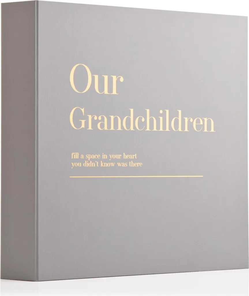 Album Photo Grands-Parents Moments Gris WD706 Livre de Souvenirs Chic