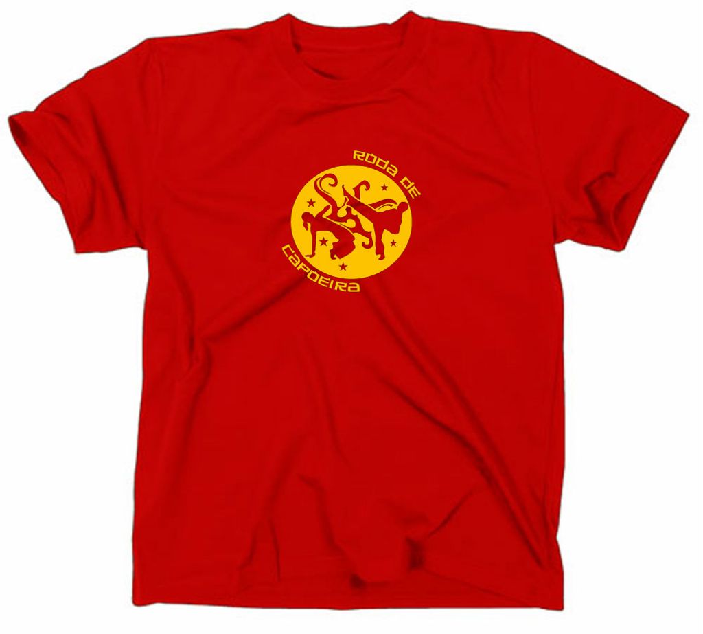Styletex23 T-Shirt Roda de capoeira Brasilien Brazil, rot, XL