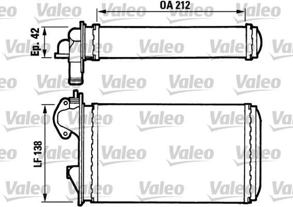 Stopper les fuites de chauffage Polo avec l'échangeur Valeo 812029