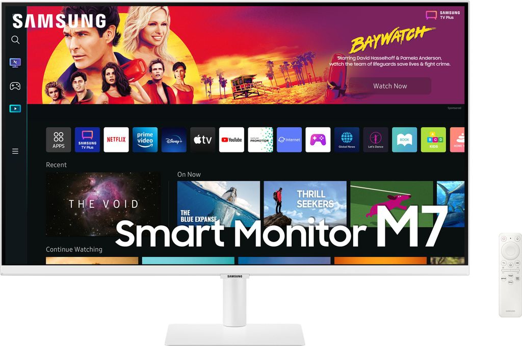 Samsung 32" Smart M70B Monitor, Weiß Produktbild 