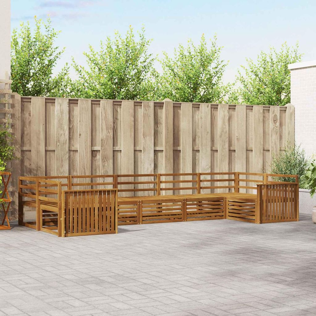 "Neues Produkt" Sofagarnituren - CLORIS - Terrassen-Sofa - 7 pcs - Natur Massivholz Akazie - Modern Gartensofas V1587