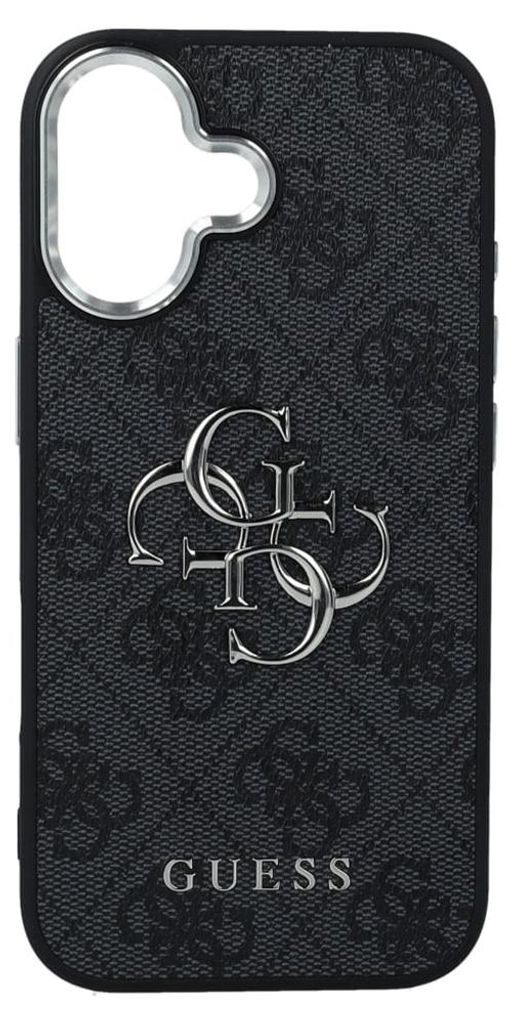 Guess 4G Metal Logo Back Cover Apple iPhone 17 - Silver Produktbild 