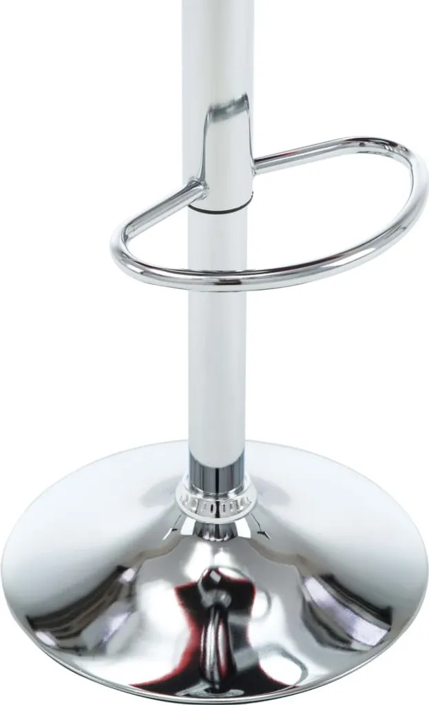 Sgabelli da Bar Regolabili vidaXL Bianco Similpelle - Set da 2 Pz - 8
