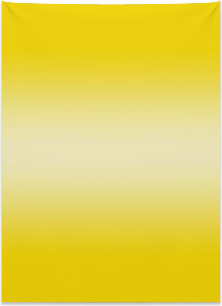 Abakuhaus Ombre Wandteppich, Sommer Strand Thema drucken aus Weiches Mikrofaser Stoff Kein Verblassen Klare Farben Waschbar, 110 x 150 cm, Gelb