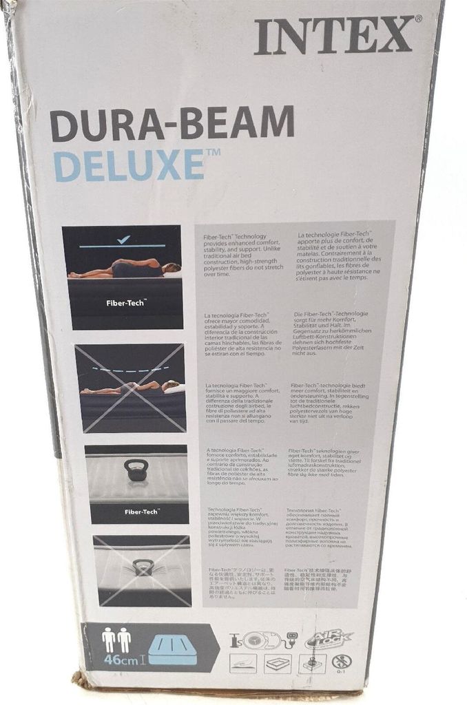 Materac welurowy z pompką 203 x 152 x 46 cm INTEX 64428ND Produktbild 38