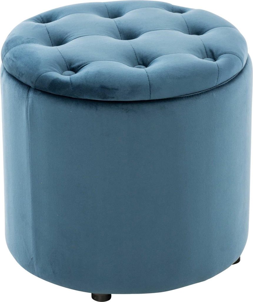 Pouf in velluto Pantin Immagine del prodotto 