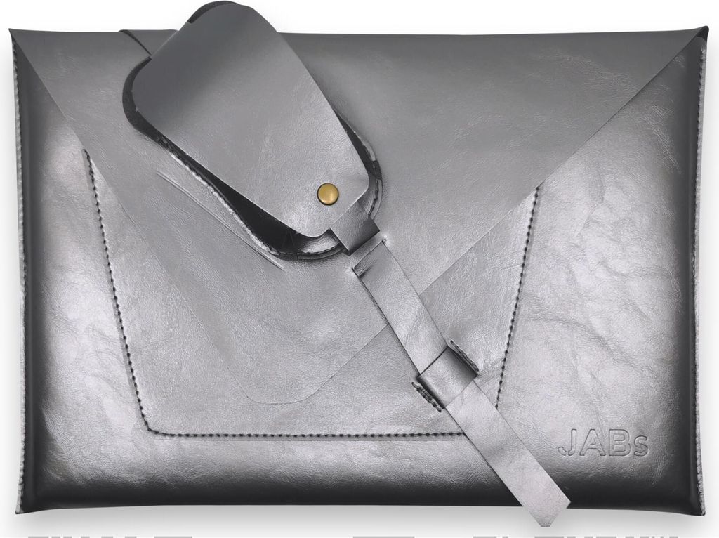 Fara - Laptop Tasche für MacBook Hülle mit Maushalterung Laptophülle Bag für 13-14 Zoll Notebooks MacBook Air MacBook Pro Retina Silber 13 - 1...