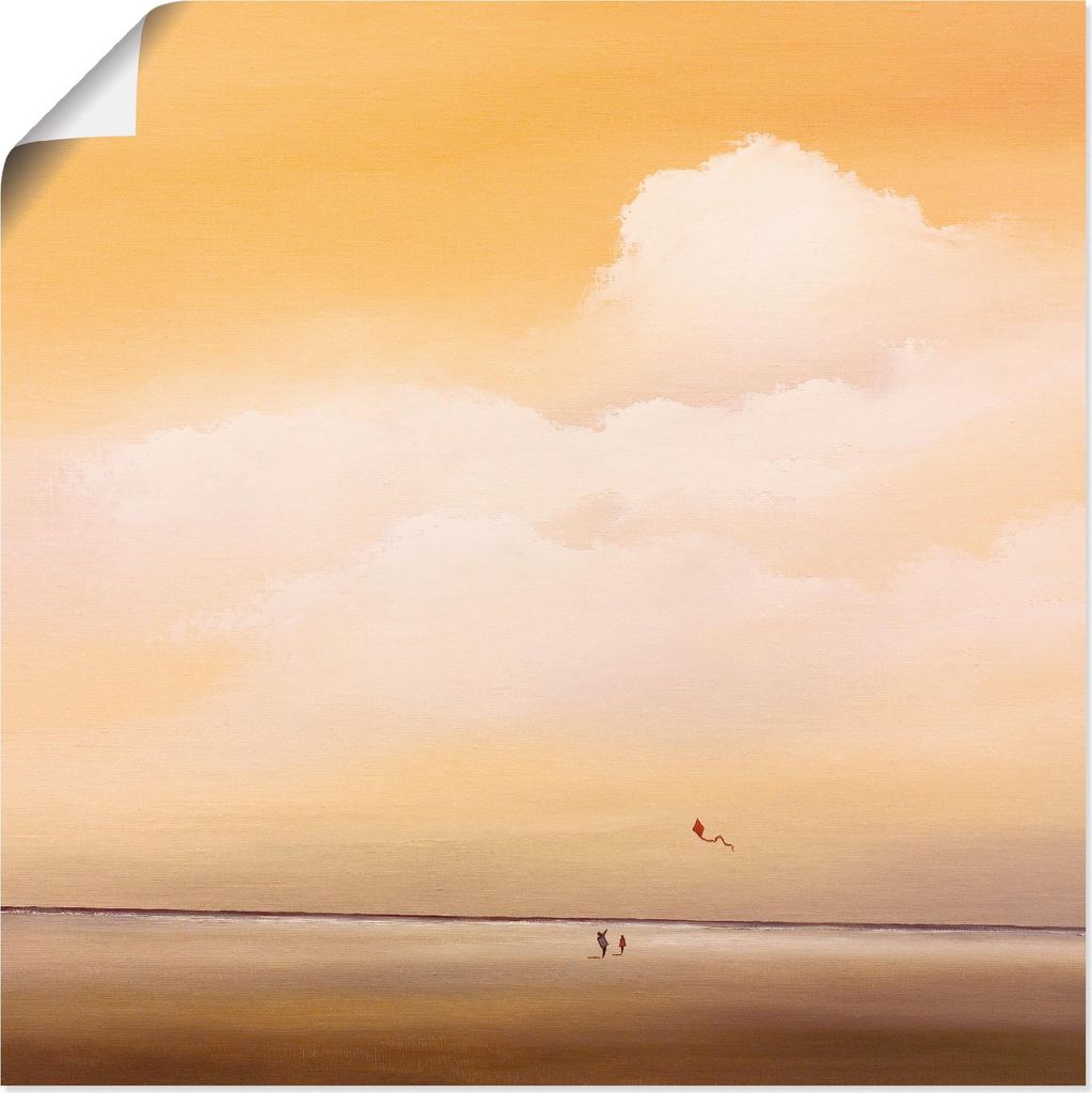 ARTland Poster Höhenflug Größe: 30x30 cm