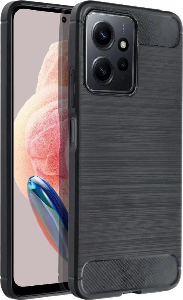 KARBON Panzerhülle für Xiaomi Redmi Note 12 4G/LTE schwarz