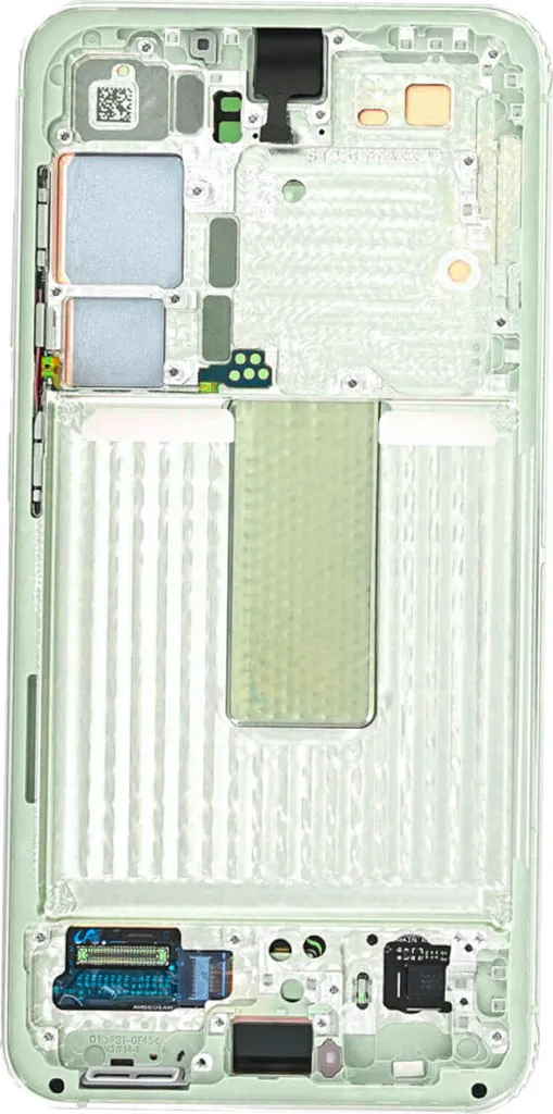 Changer écran S23 : bloc original avec châssis Lime vert citron