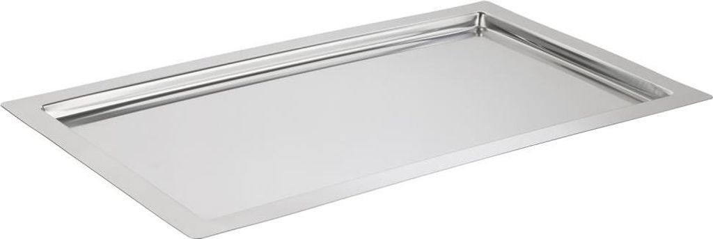 APS 11119 Tablett GN 1/1 FRAMES, Edelstahl, 53 x 32,5 cm Höhe 2 cm, Germany