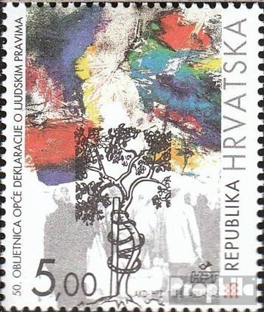 Briefmarken Kroatien 1998 Mi 492 (kompl.Ausg.) postfrisch Menschenrechte