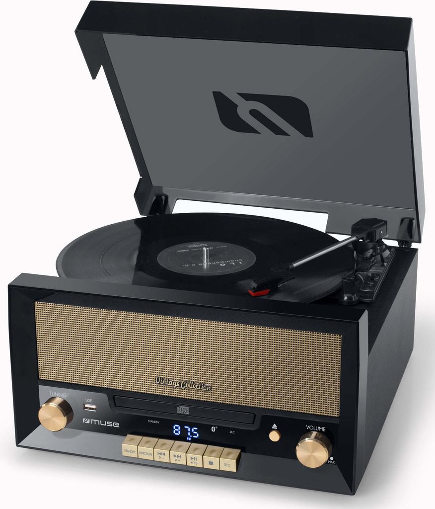 Platine vinyle/cd/usb stéréo 3 vitesse 33/45/78t - Muse - Image du produit 